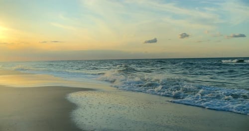 Ocean Shore at Sunrise in Florida