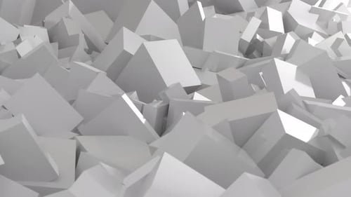 Animated 3D Geometric Loop Background