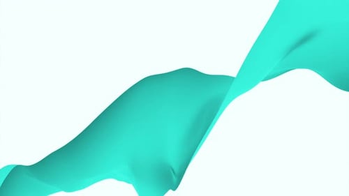 Fluid Abstract Ribbon Flowing Motion Background