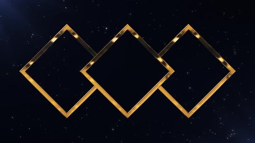 Golden Frame Background