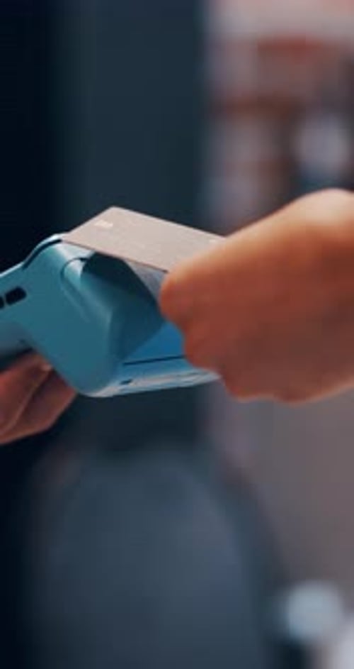 Paying with Credit Card on a Mobile Terminal