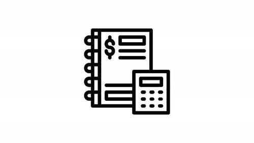 Animated Sketch Style Financial and Accounting Icons