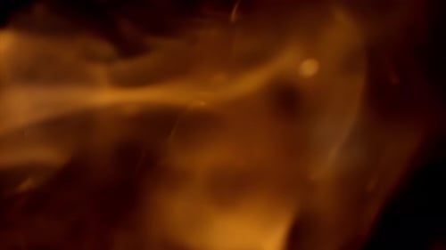 The Burning Flame From Gas Oil High Heat Isolated on Black Background Footage Abstract Blaze Fire