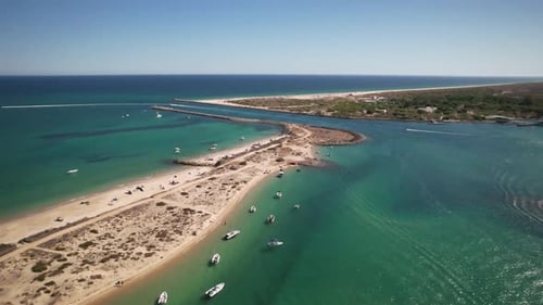 Seascape Beautiful Beach and Tropical Island