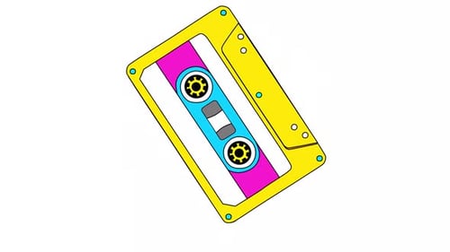 Colorful Cartoon Icons On Alpha Loop