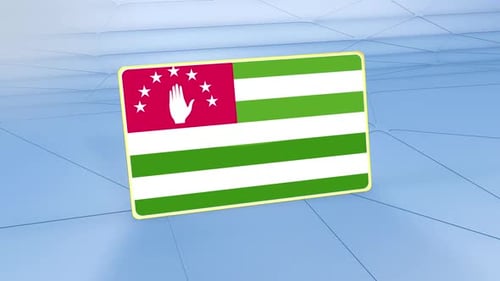 Abkhazia Flag Displaying