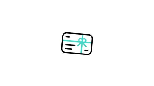 Giftcard Animated Icon