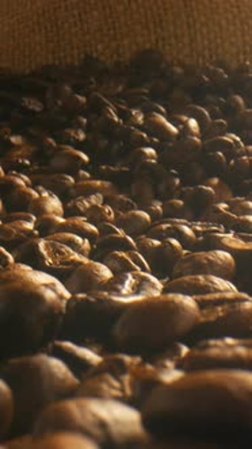Vertical Coffee Beans
