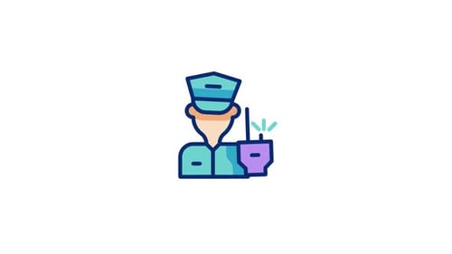 Securityguard Animated Icon