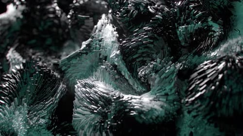 3d Rendering of Abstract Art Video Animations 3d Background with Surreal Movement of Moving Objects