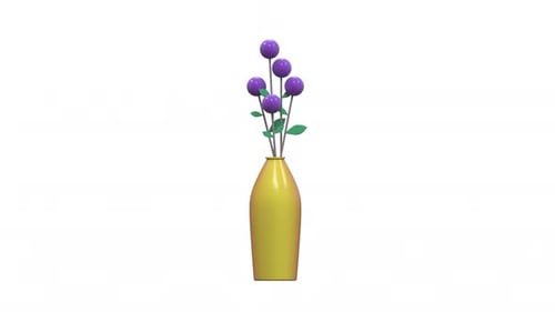 Flower Pot 15 Animiertes Icon-Konzept
