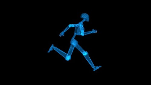 Virtual Running Robot