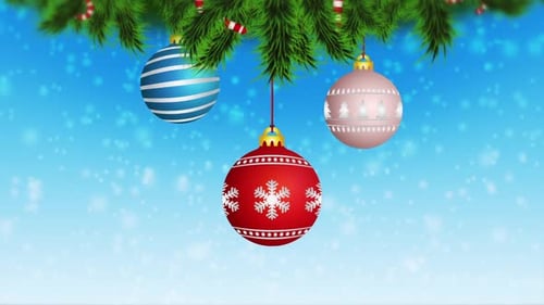 Christmas Tree Background Loop