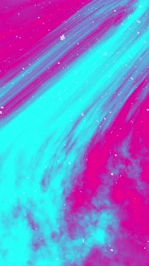 Abstract Neon Fluid Flow Vertical Background Animation