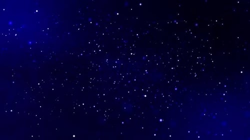 Particles Blue Background Loop