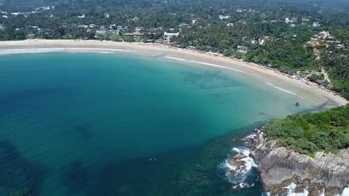 Vista para o mar no Sri Lanka