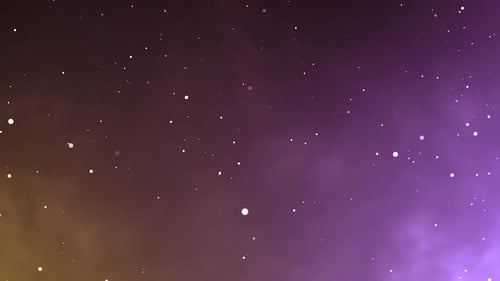 Drifting Glowing Particle Background with Abstract Color Gradient