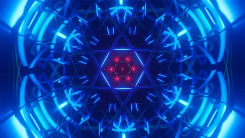 Kaleidoskop-Mandala abstrakter nahtloser Hintergrund