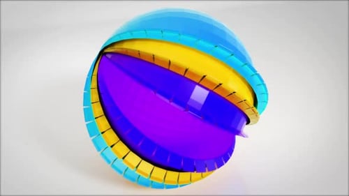 Colors Unfolding Sphere