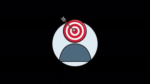 Achieve Goal Flat Design Animation for Corporate Projects