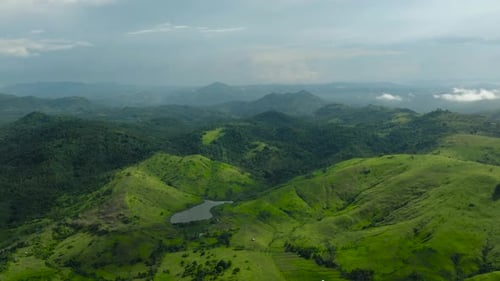 Tropical Mountain in the Philippines