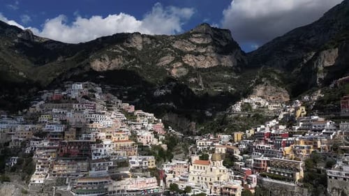 Cityscape of Positano on Amalfi Coast, Italy 12