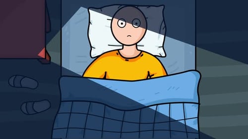Character Can't Sleep And Overthinking