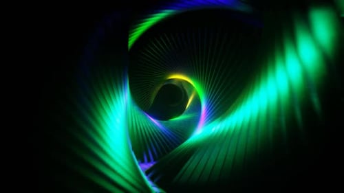 Colored Hypnotic Background Loop Animation In 1080Hd