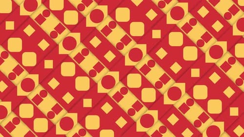 Abstract Geometric Pattern Animation Loop
