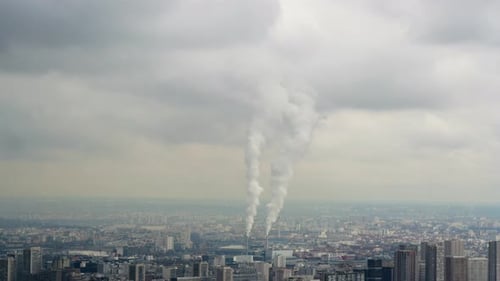 Smoke From an Industrial Chimney