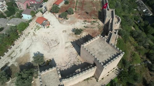Aerial Medieval Castle