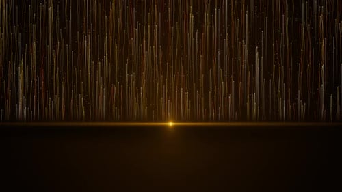 Gold Luxury Deep Cyber Stage Waves Light Sparkling Glitter Star Dust Trail Magic Christmas