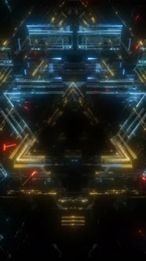 Vertical Video Technology Background Animation