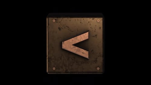Metal Type Left Arrow