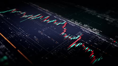 Business Data Analysis and Animated Graphs for Business Stock Market Presentation 06