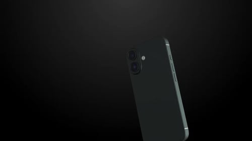 3D Mock up realistic Smartphone with blank screen - green screen mock up