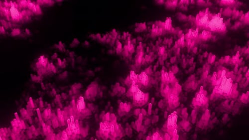 Abstrakte Spalten als 3D-Hintergrund für Technologie