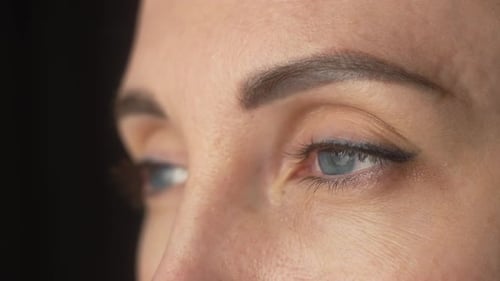 Detailed Close Up of Woman's Eyes