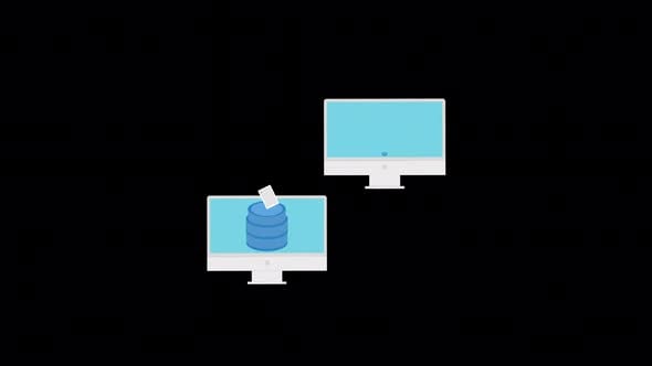 Animated Database Migration With Alpha, Elements Motion Graphics ft ...