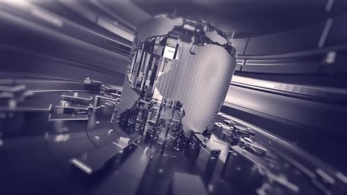 Futuristic Breaking News Intro with Global Tech Animation