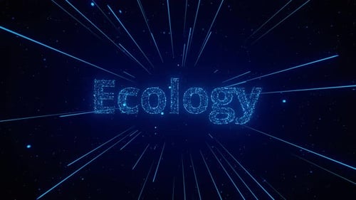 Effet de texte animé écologique