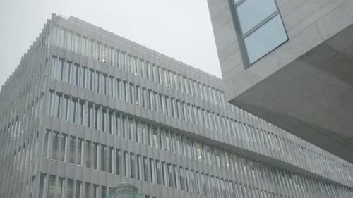 Berlin buildings daytime architectural in slowmotion