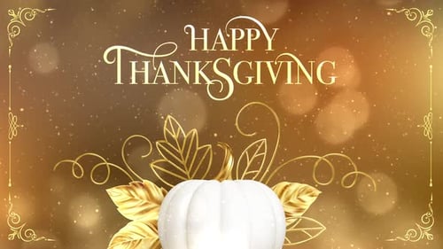 Happy Thanksgiving Video Greeting 1080x1920
