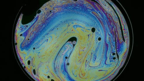 Abstract Swirling Colors with Mesmerizing Motion