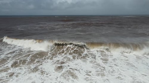 Ocean water after a big storm