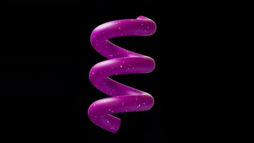 Forma geométrica abstracta voladora y giratoria. Canales alfa y en bucle disponibles. 04.Pink Shape.
HD