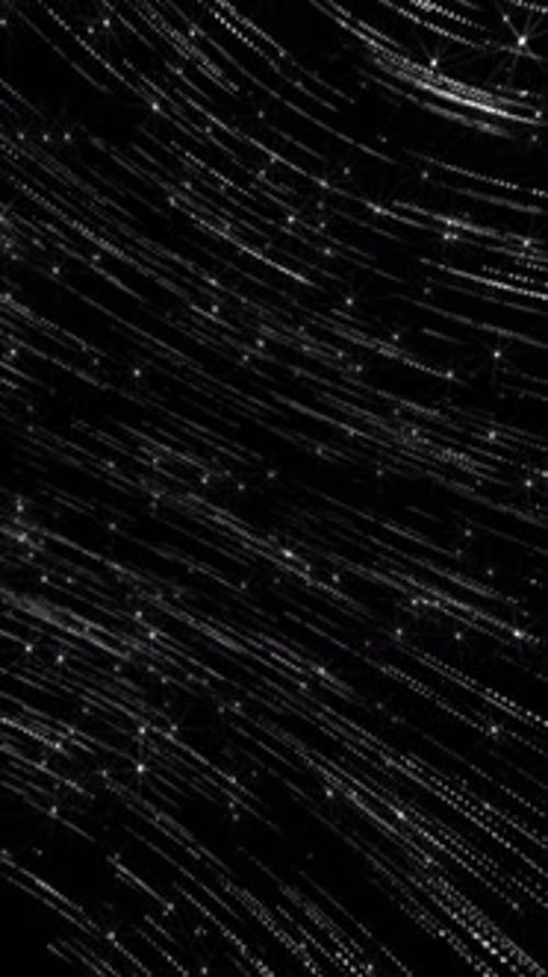 Abstract Vertical Glowing Particle Stream Background