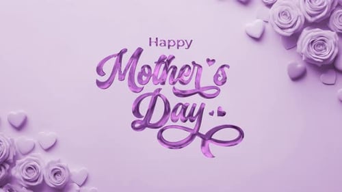 Happy Mother's Day Animation Handwritten