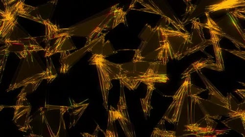 Effekt aus zerbrochenem Glas