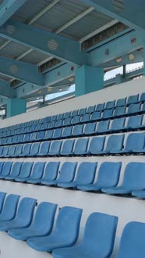 Vertical View Of Stadium Seats